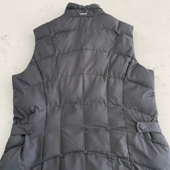 Eddie Bauer EB650 Full Zip Hi Collar Polyester & Down Vest Black Sz S Unisex - Picture 6 of 13